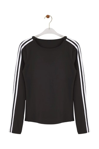Blusa - Nero - Bianco e nero