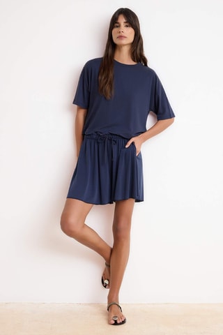 Camiseta y short - Gris oscuro