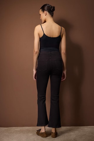 Jeans flare - Marrone