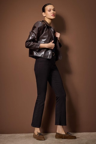 Jeans flare - Marrone