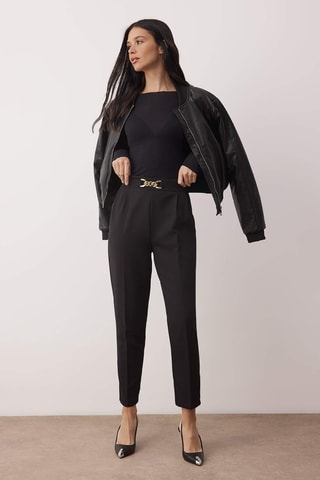 Pantaloni carrot - Nero