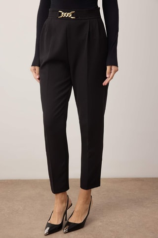 Pantaloni carrot - Nero