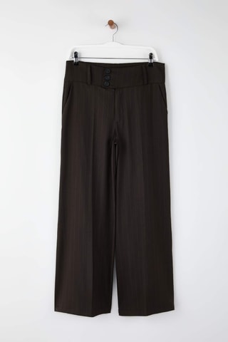 Pantaloni wide legs - Marrone