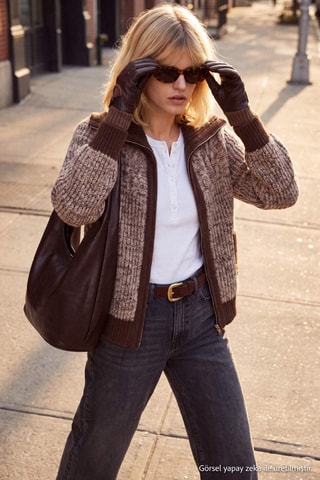 Gilet - Marron clair