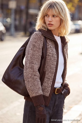 Gilet - Marron clair