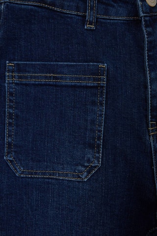 Jeans flare a vita alta - Blu scuro