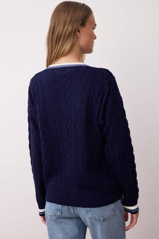 Pull - Bleu et blanc