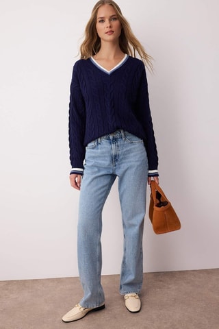 Pull - Bleu et blanc