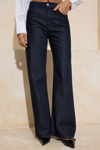 Jean wide legs - Bleu foncé