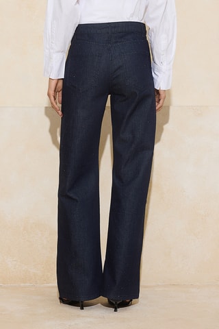 Jean wide legs - Bleu foncé