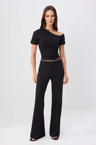 Top y pantalón - Negro