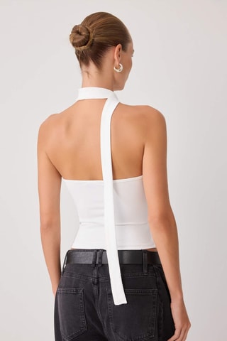 Blusa senza maniche - Beige