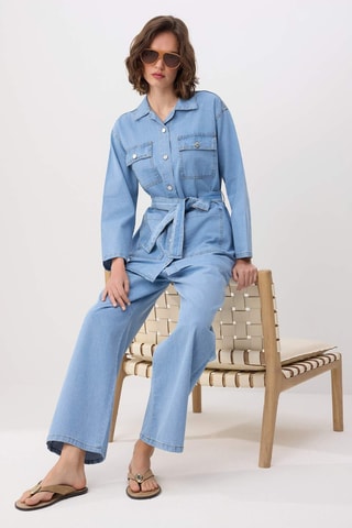 Camisa y pantalón - Azul claro