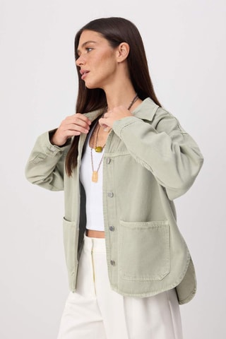 Chaqueta oversize - Verde claro