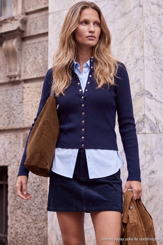 Gilet - Bleu foncé