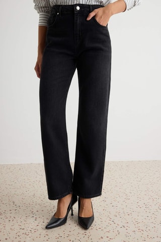 Jeans straight - Nero