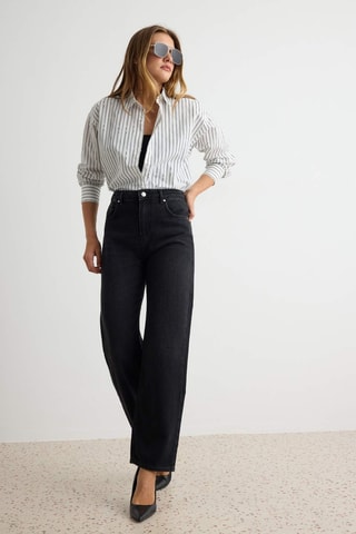Jeans straight - Nero