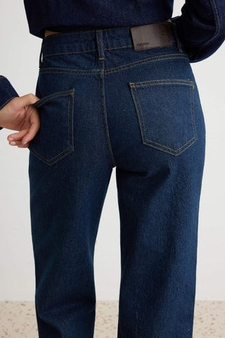Jeans mom - Blu scuro