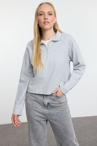 2 sweats regular - Bleu et gris