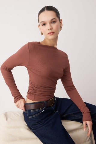 Top - Marrón