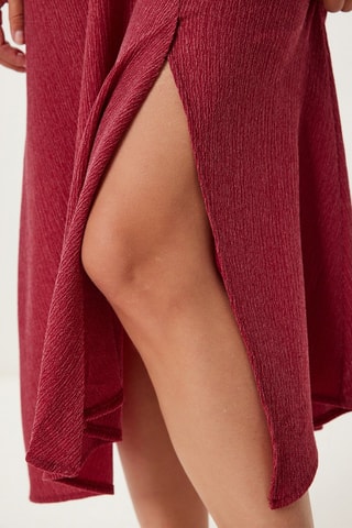 Vestido midi - Burdeos