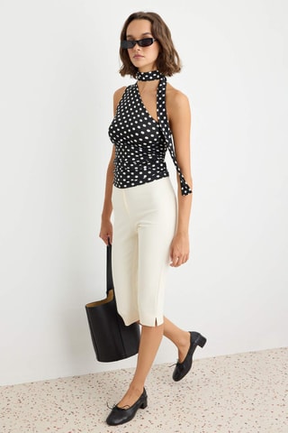 Blusa sin mangas - Negro