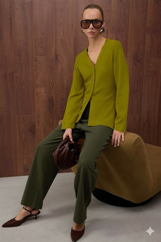 Cardigan - Verde