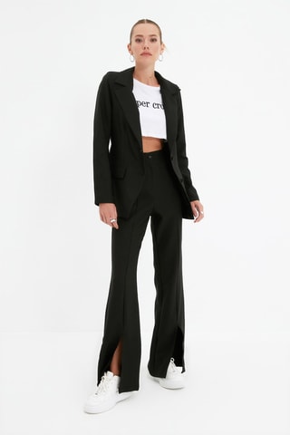 Pantaloni flare - Nero