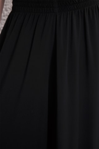 Pantalón palazzo de lana - Negro