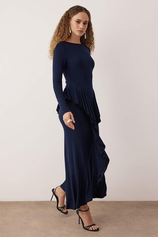 Abito lungo - Navy - Blu