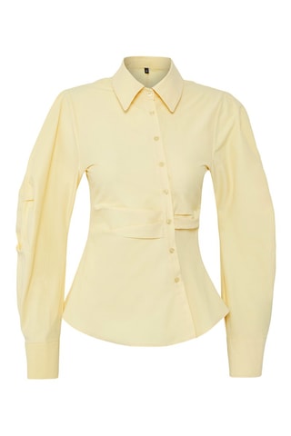 Camisa slim - Amarillo