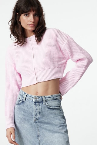 Cardigan regular - Rosa
