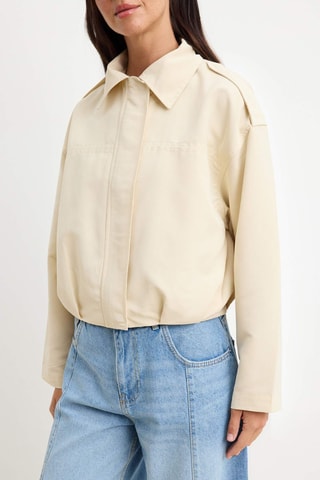 Cazadora oversize - Beige
