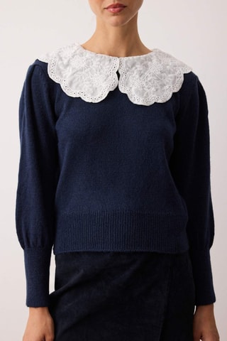 Pull - Blanc et bleu