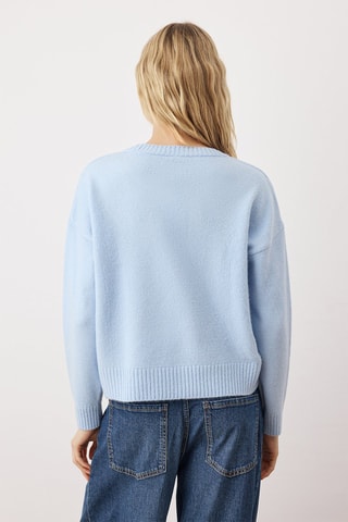 Maglia regular - Azzurro - Bianco, rosso e blu