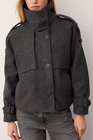 Veste en alpaga - Gris