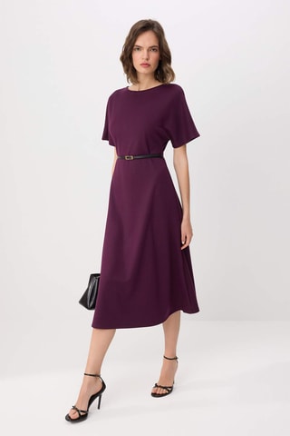 Robe midi - Violet