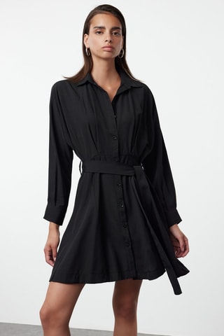 Abito a camicia - Nero