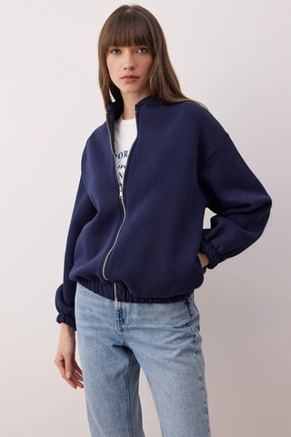Cardigan oversize - Blu