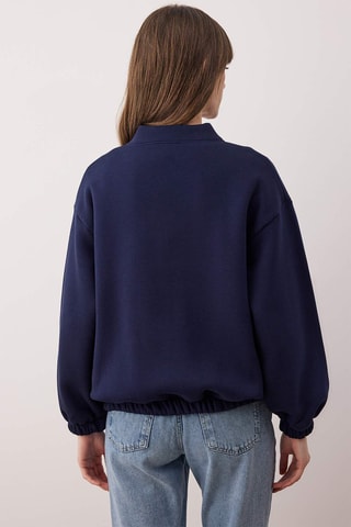Cardigan oversize - Blu