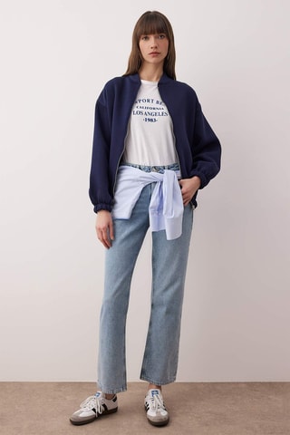 Cardigan oversize - Blu