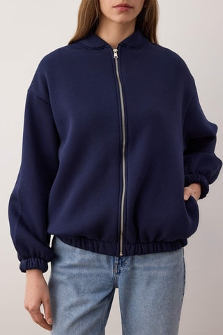 Cardigan oversize - Blu