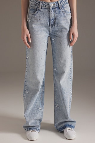 Jean wide legs - Bleu