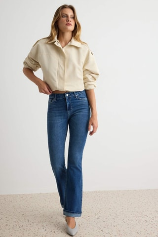 Jeans flare - Blu scuro