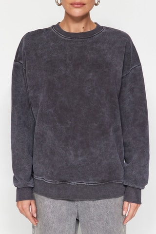 Felpa tie and dye - Grigio - Grigio