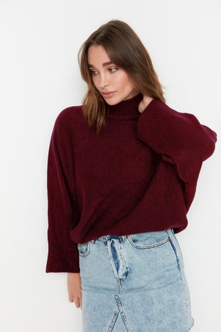 Pull oversize - Rouge