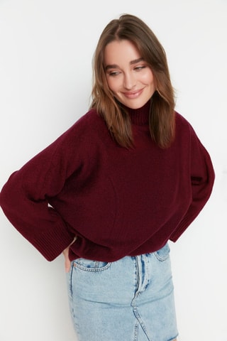 Pull oversize - Rouge