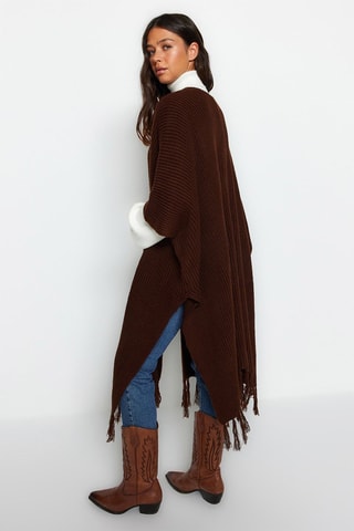 Cardigan lungo - Marrone