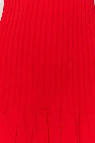 Abito con volant - Rosso