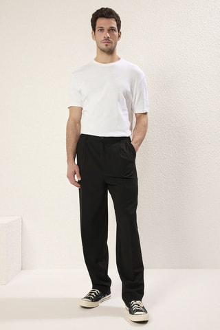 Pantalon wide legs - Noir